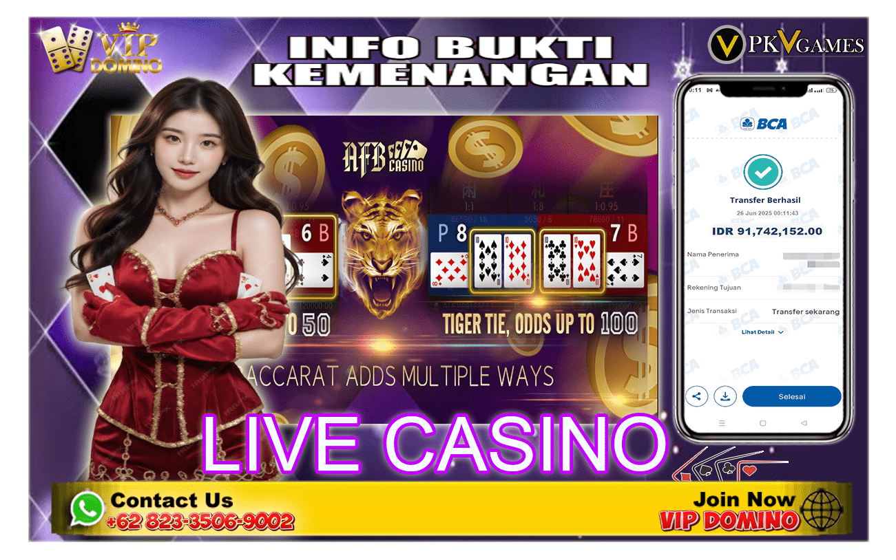 🎰 Kemenangan Besar Bermain Game Casino di VIPDOMINO – Bukti Cuan Instan!