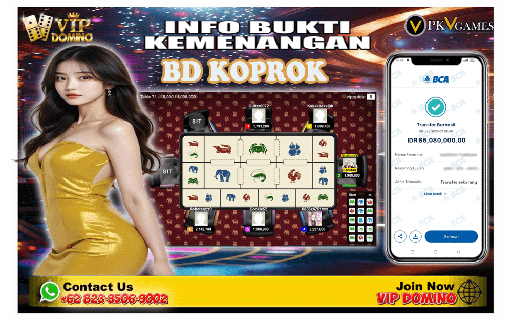 Permainan Mantap & Hasil Maksimal di BD Koprok VIPDomino