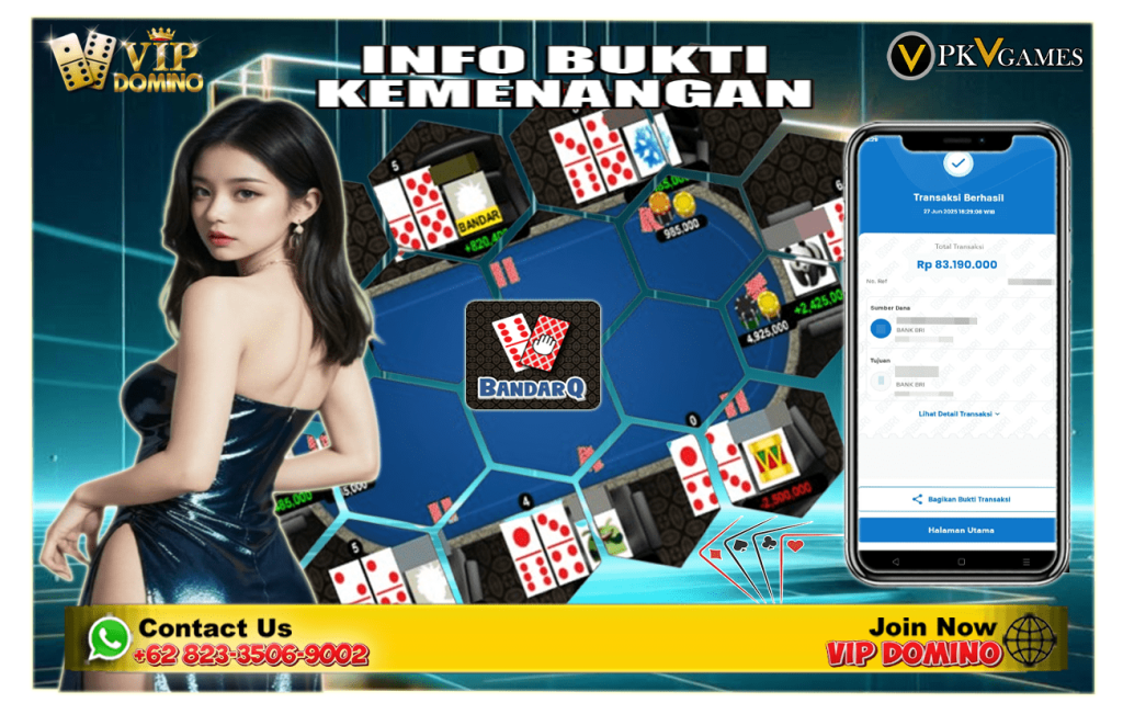Kemenangan di Bandar QQ Di VIP DOMINO