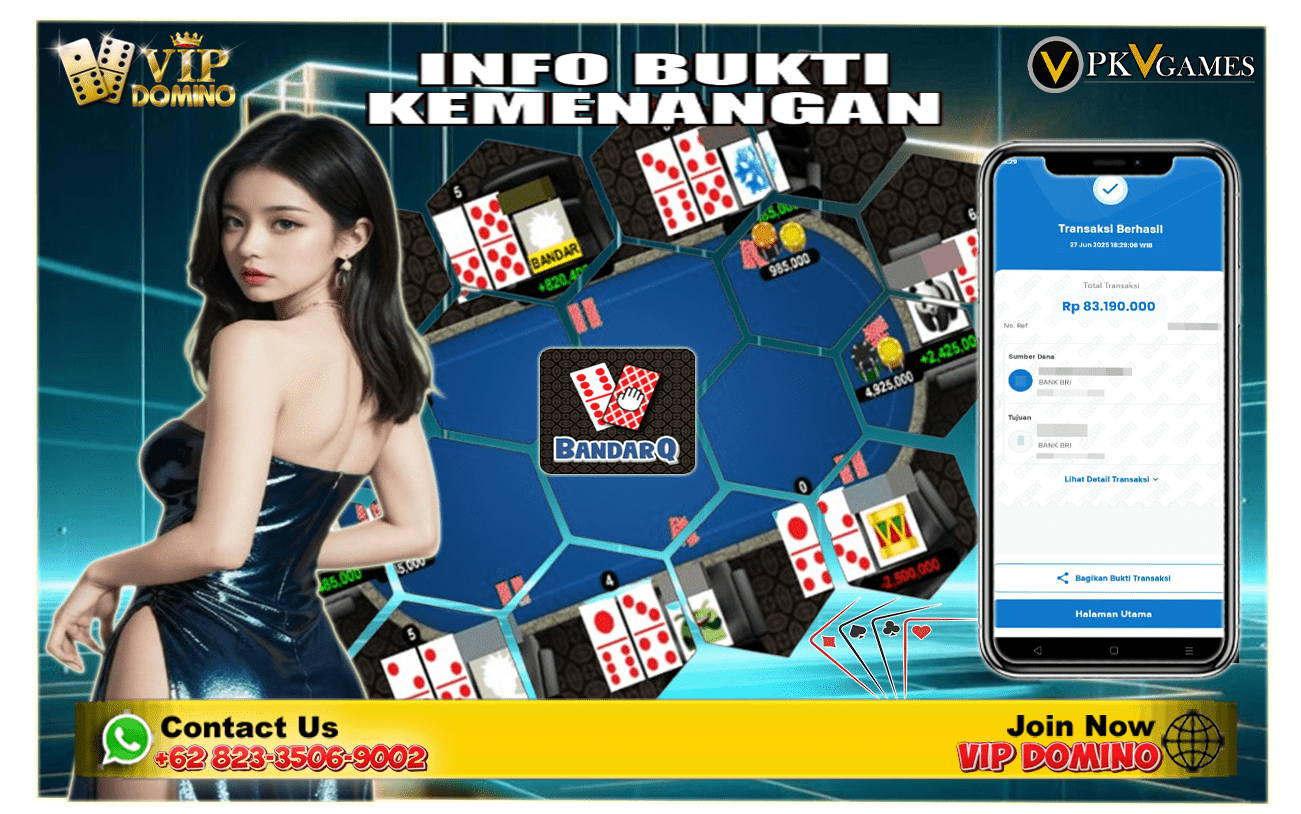 Kemenangan di Bandar QQ Di VIP DOMINO