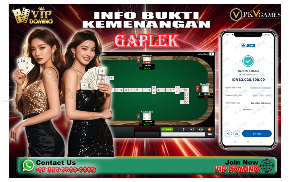 Menang Besar Bermain Gaplek di VIPDomino