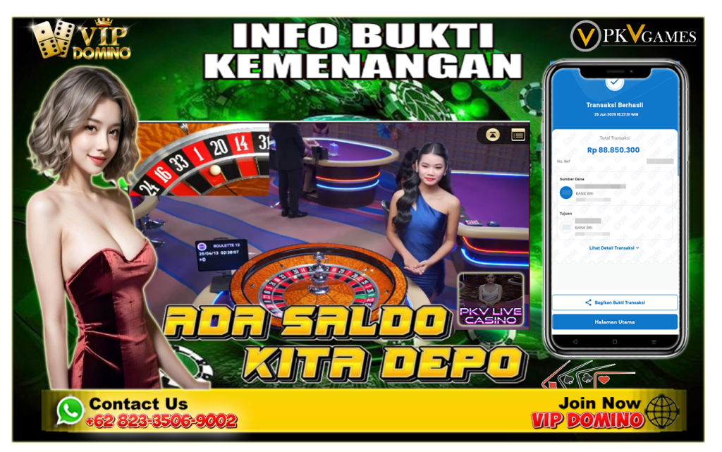 Menang Besar di Live Casino Roulette Bersama VIP Domino