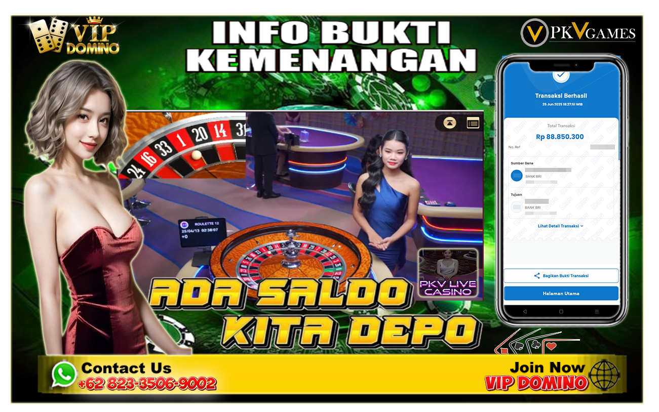 Menang Besar di Live Casino Roulette Bersama VIP Domino