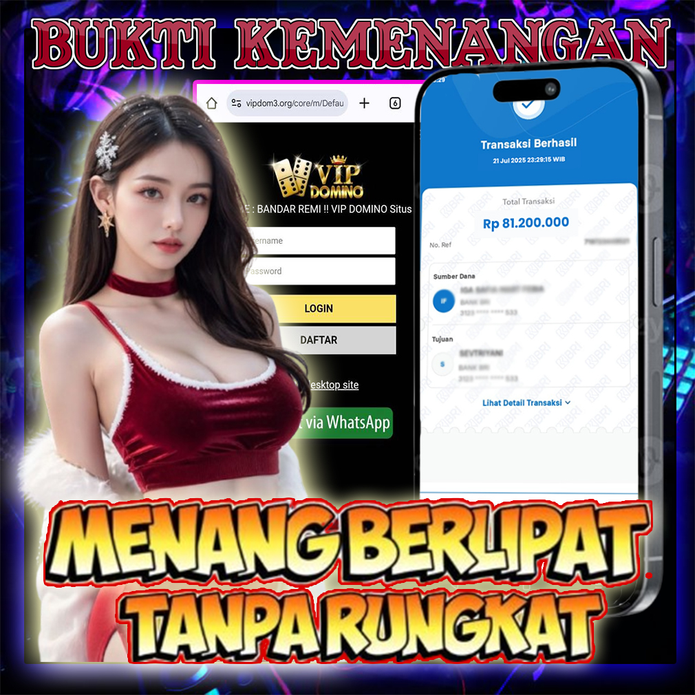🏆 Menang 81 Juta Bermain di Situs VIP Domino – Bukti Nyata Cuan Gampang!