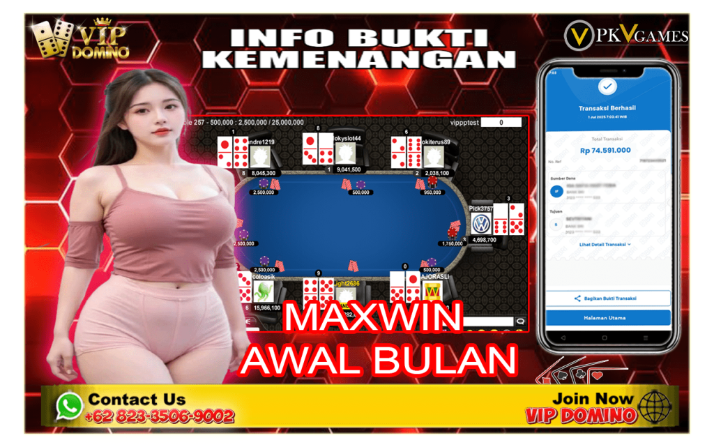 Menang 74 Juta Bermain di VIPDOMINO – Bukti Cuan Bukan Sekadar Janji!