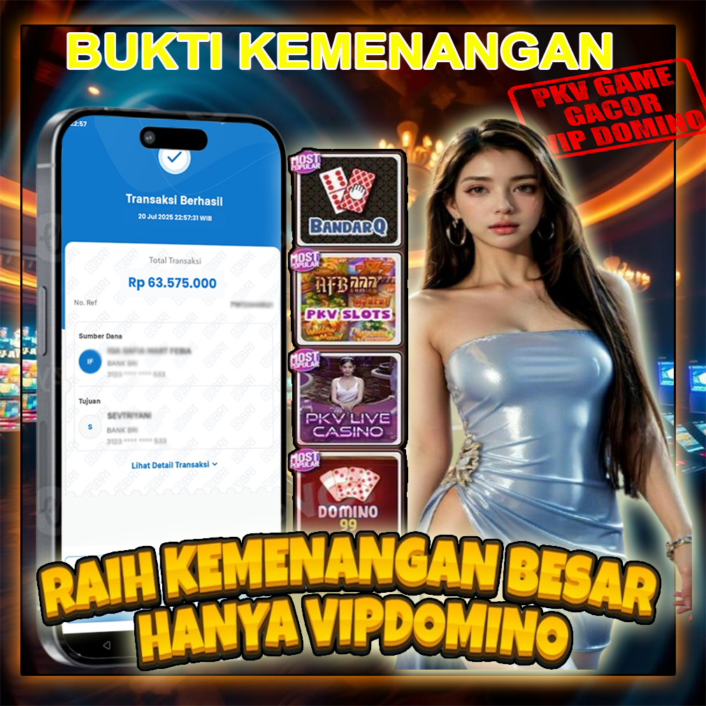 💸 Menang 63 Juta Bermain di VIP Domino, Bukti Nyata Bukan Hanya Sekadar Mimpi!