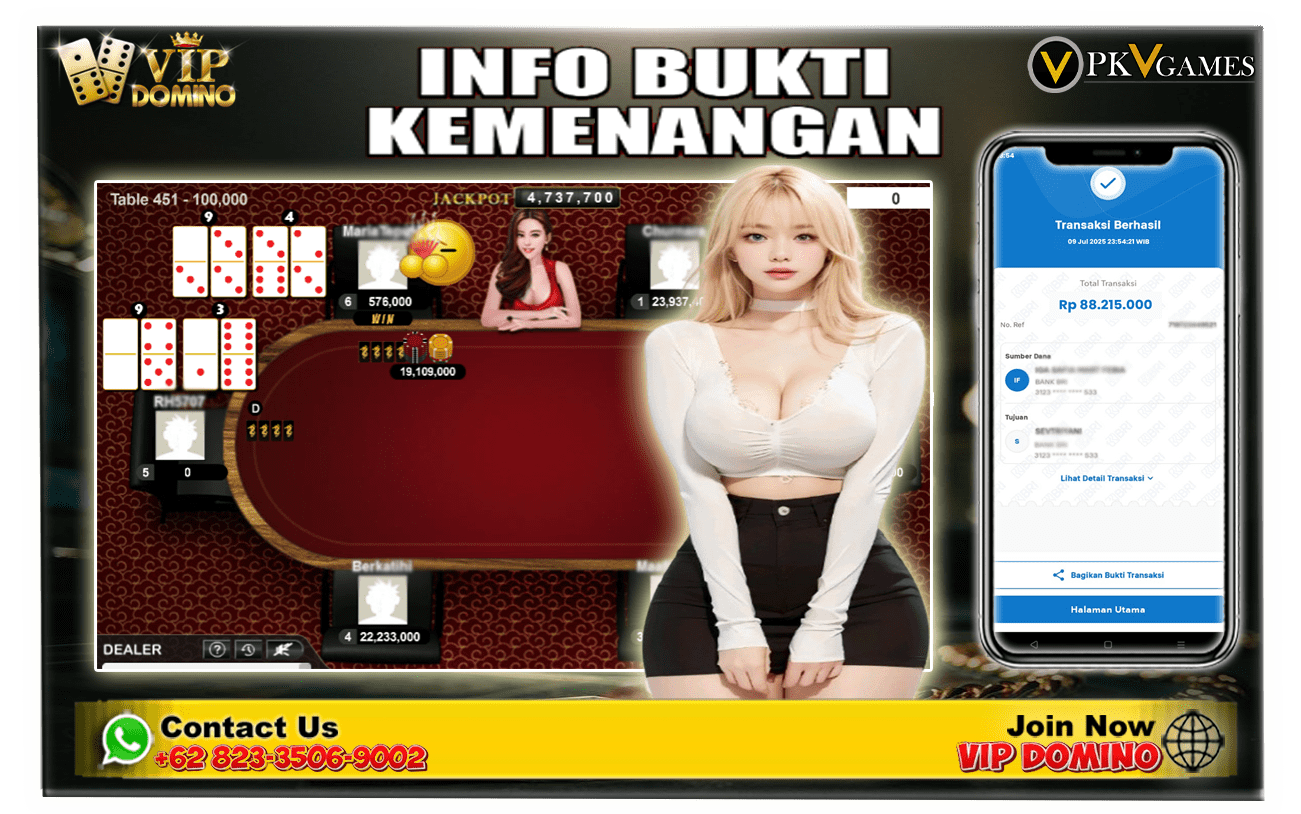 🔥 Menang 88 Juta di Game Domino99 – Bukti Nyata Gacornya VIPDOMINO!