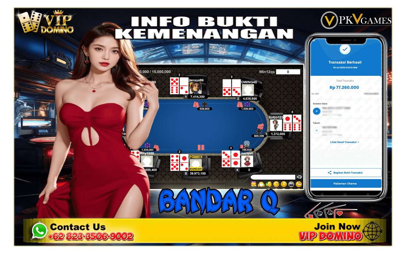 Menang 72 Juta Bermain di VIPDOMINO – Cuan Gacor Tiap Hari!