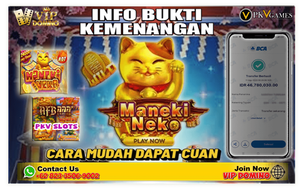 Kemenangan Besar Bermain Maneki Neko di VIPDOMINO