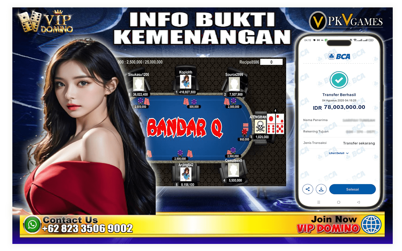 Kemenangan Fantastis Bermain Bandar Q