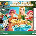 Bukti Kemenangan Slot Bikini Paradise PG SOFT Beri Rp 15 Juta di Feng4D