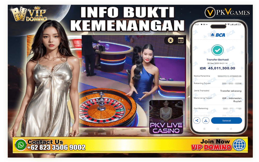 Kemenangan 45 Juta Bermain di Situs PKV Terbaik di Indonesia