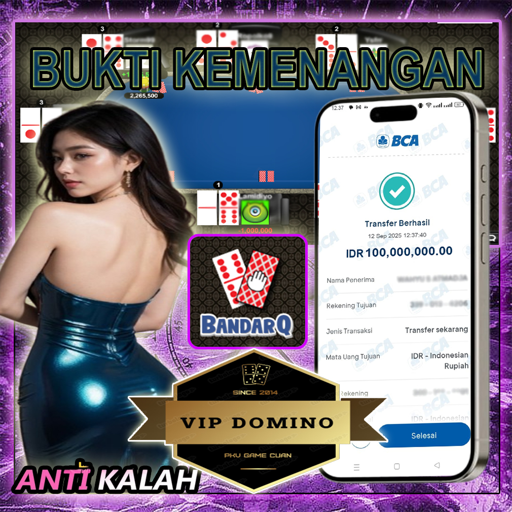 💎 Menang 100 Juta Bermain di VIP DOMINO Situs Gacor!