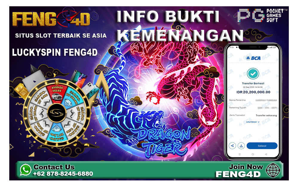 Kemenangan Bermain Dragon Tiger PG Soft di FENG4D