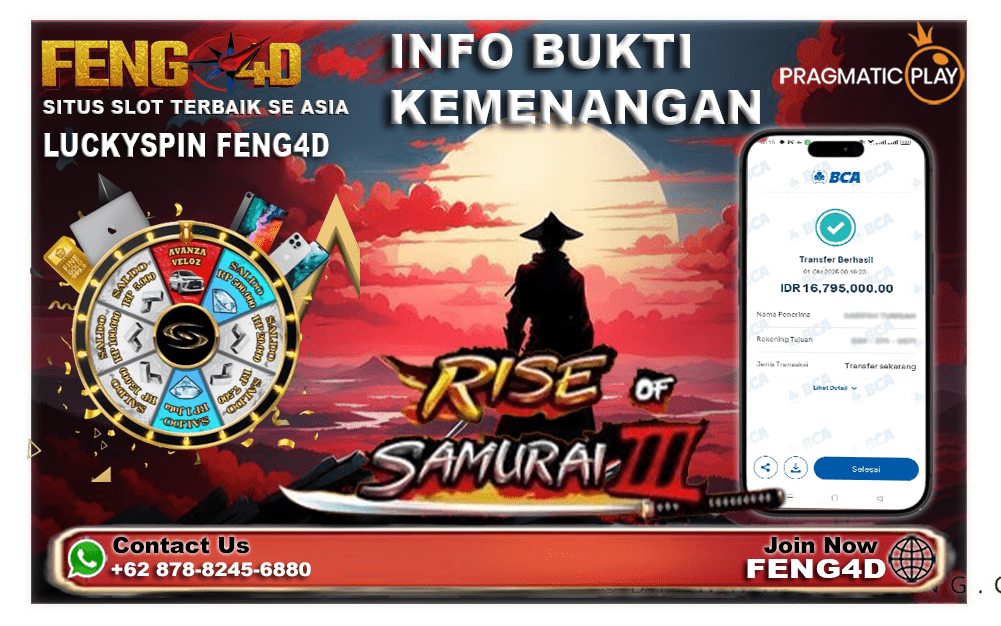Keseruan Raih Maxwin Bermain Rise of Samurai di FENG4D