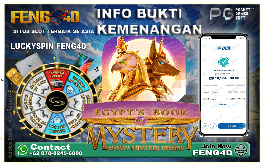 Serunya Meraih Kemenangan di Egypt’s Book of Mystery Slot FENG4D