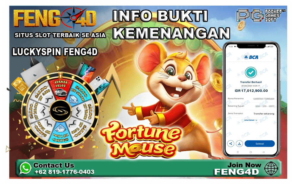 Kemenangan Bermain Fortune Mouse di FENG4D – Trik Hebat Raih Jackpot Besar!