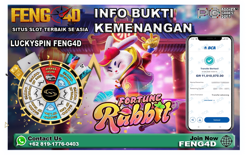 Kemenangan Besar Bermain Fortune Rabbit di FENG4D