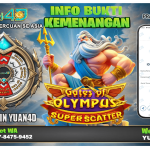 Kemenangan Besar Gates of Olympus Super Scatter di YUAN4D