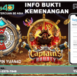 Kemenangan Besar Bermain Captain’s Bounty di YUAN4D – Raih Harta Karun Bajak Laut!