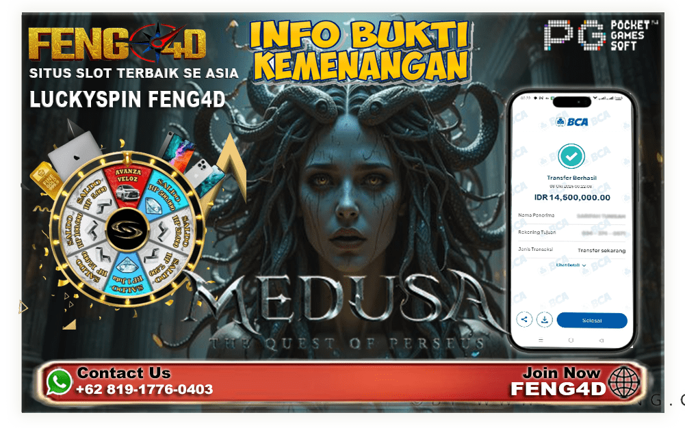 Medusa 2 Slot Gacor: Maxwin Spektakuler di FENG4D