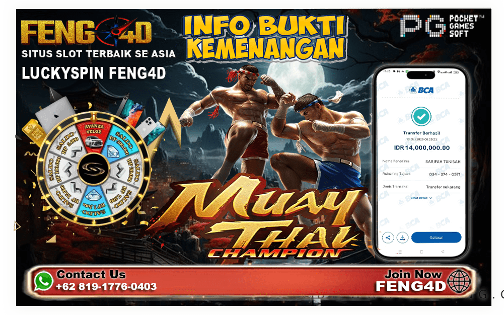 Pasti JEPE Bermain Muay Thai PG Soft Bersama FENG4D