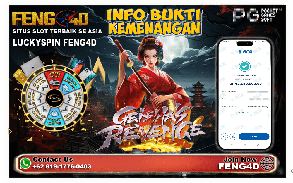 🎎 Geisha Revenge Slot PG Gacor di FENG4D: Trik dan Rahasia Menang Besar!
