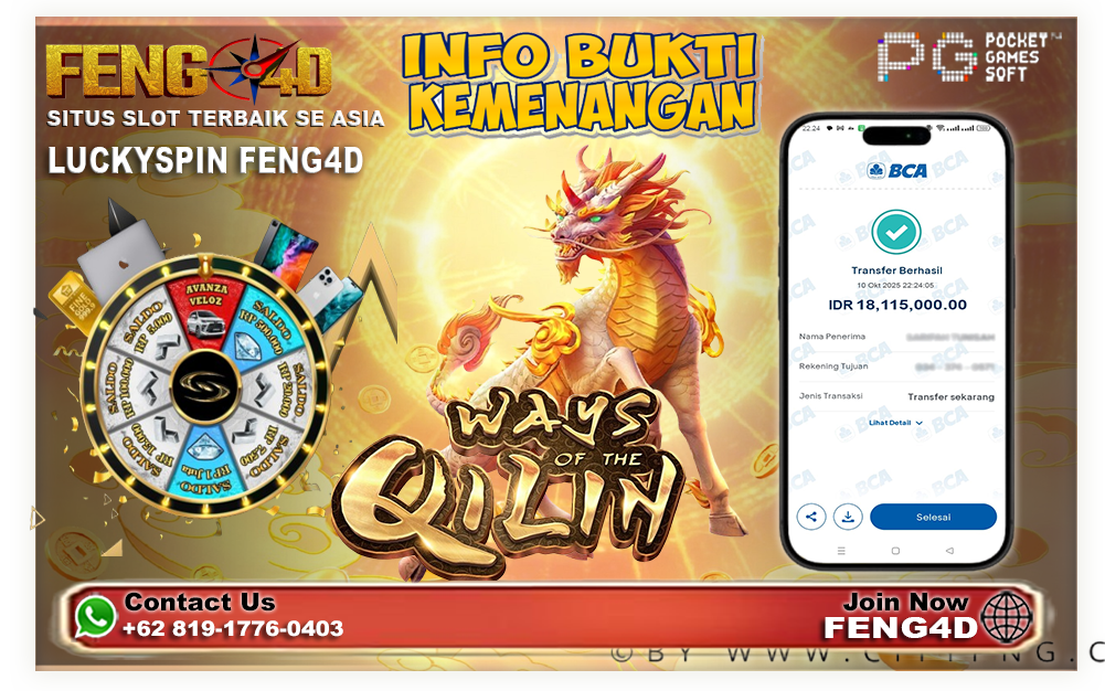 Bukti Kemenangan Ways of the Qilin di FENG4D