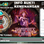 Bukti Kemenangan Vampire’s Charm di YUAN4D – Pesona Vampir Cantik Pembawa Jackpot Besar!