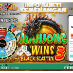 Kemenangan Slot Mahjong Black Scatter Raup Rp 30 Juta di Feng4D