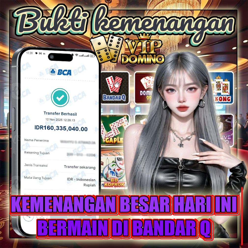 💥 Pecah Besar Lagi Bosku! Kemenangan 160 Juta Bermain di VIP DOMINO — Bukti Nyata Situs PKV Gacor dan Terpercaya