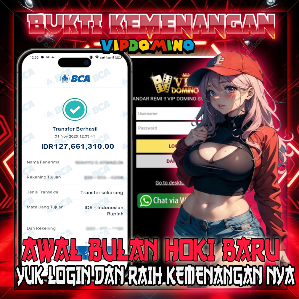 💰 Kemenangan Fantastis 127 Juta Bermain Game di VIP DOMINO – Situs Gacor Terpercaya!