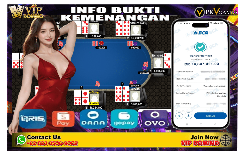 Terus Terbukti Gacornya BandarQ di Situs VIP DOMINO Banyak Pemain JEPE Tiap Hari