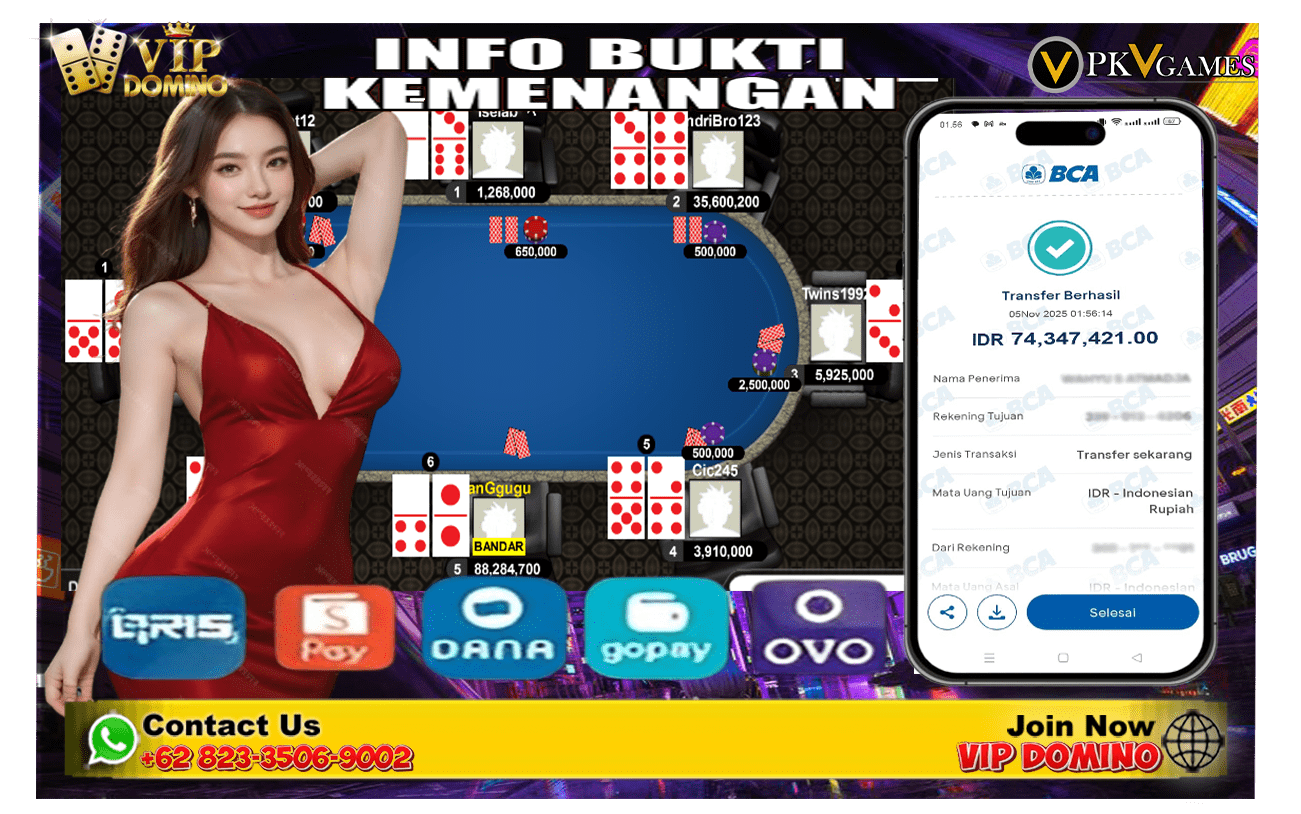 Terus Terbukti Gacornya BandarQ di Situs VIP DOMINO Banyak Pemain JEPE Tiap Hari
