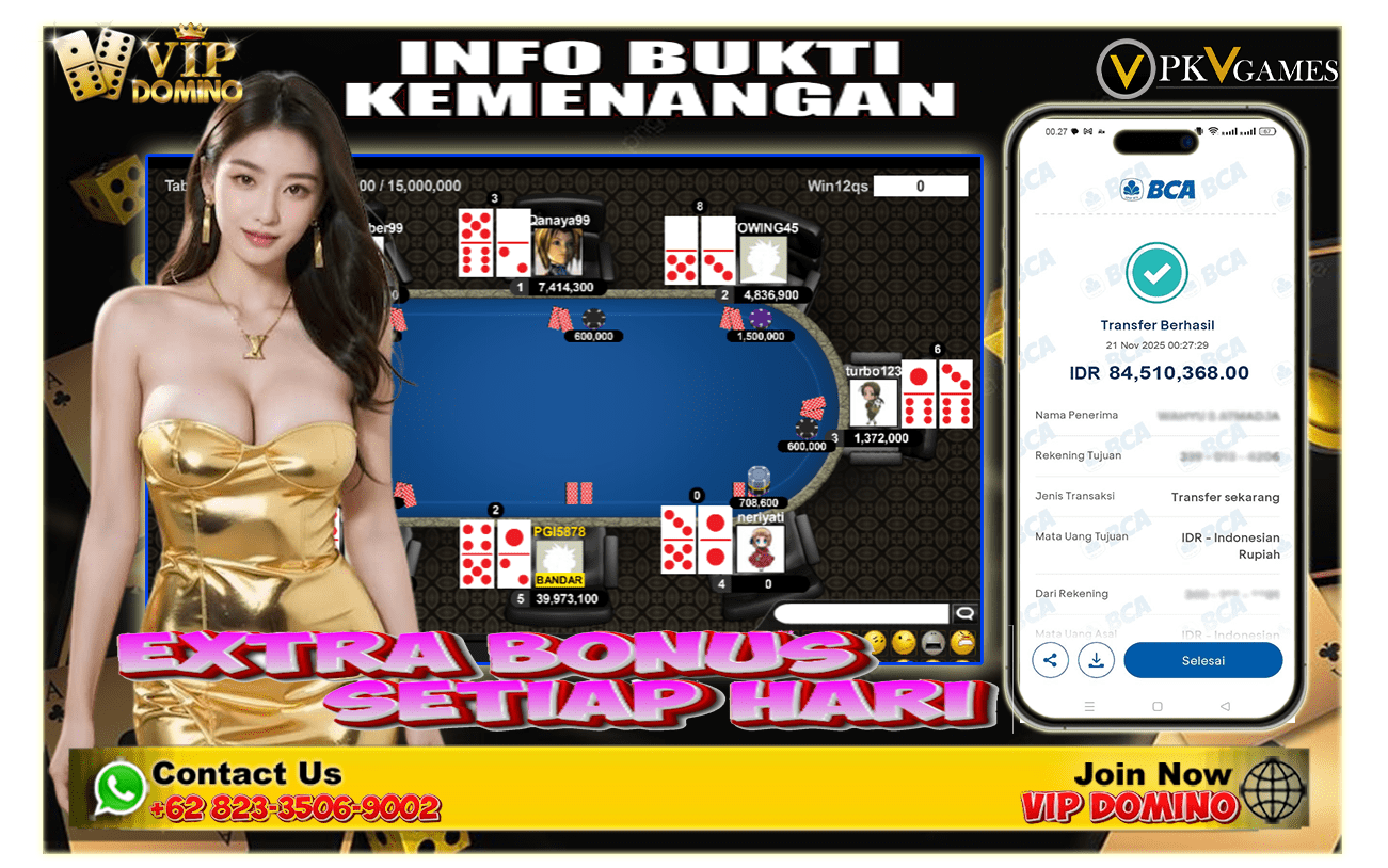 Tips Main BandarQ di VIP DOMINO Biar Makin Gacor