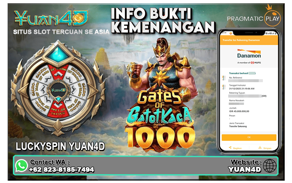 Kemenangan Spektakuler Slot Gates of Gatot Kaca 1000, Petir Gatot Bikin Saldo Meledak