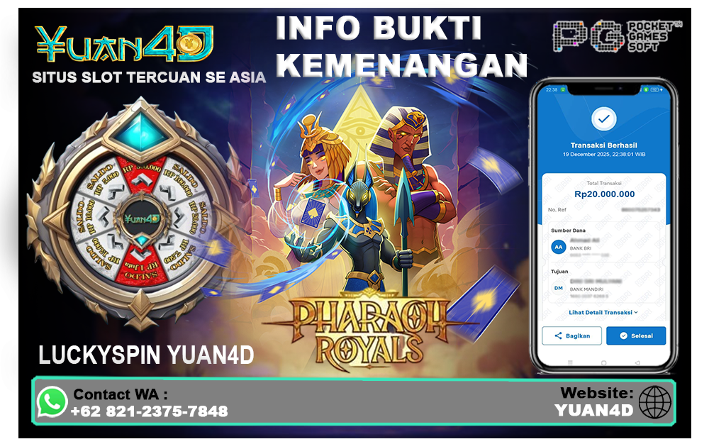 Kemenangan Fantastis Slot Pharaoh Royals – Wild Beruntun Bikin Saldo Melonjak!