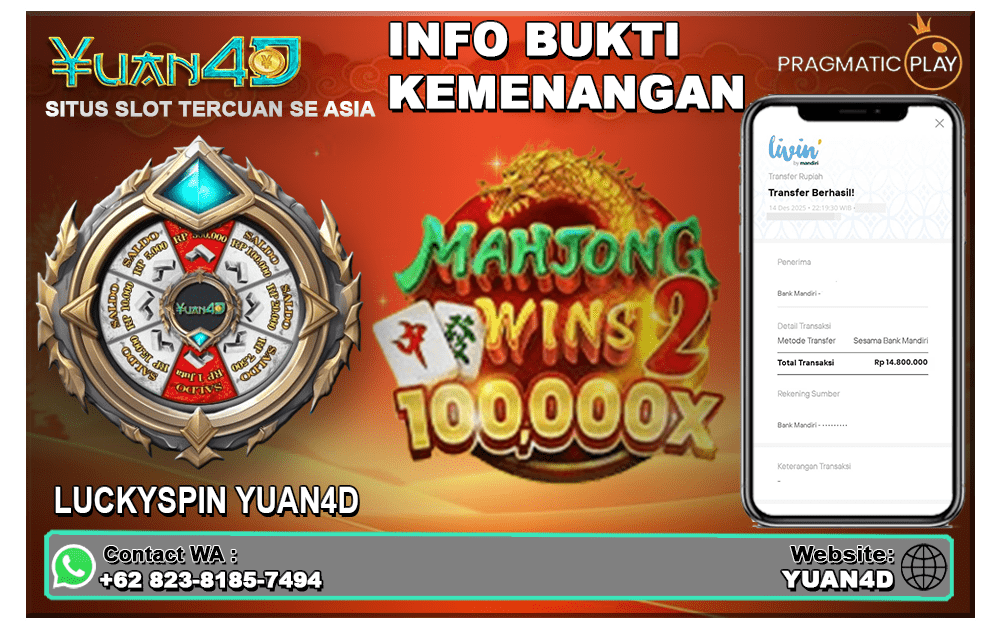Kemenangan Fantastis di Slot Mahjong Wins 2 – Scatter Emas Pecah, Cuan Mengalir Deras!