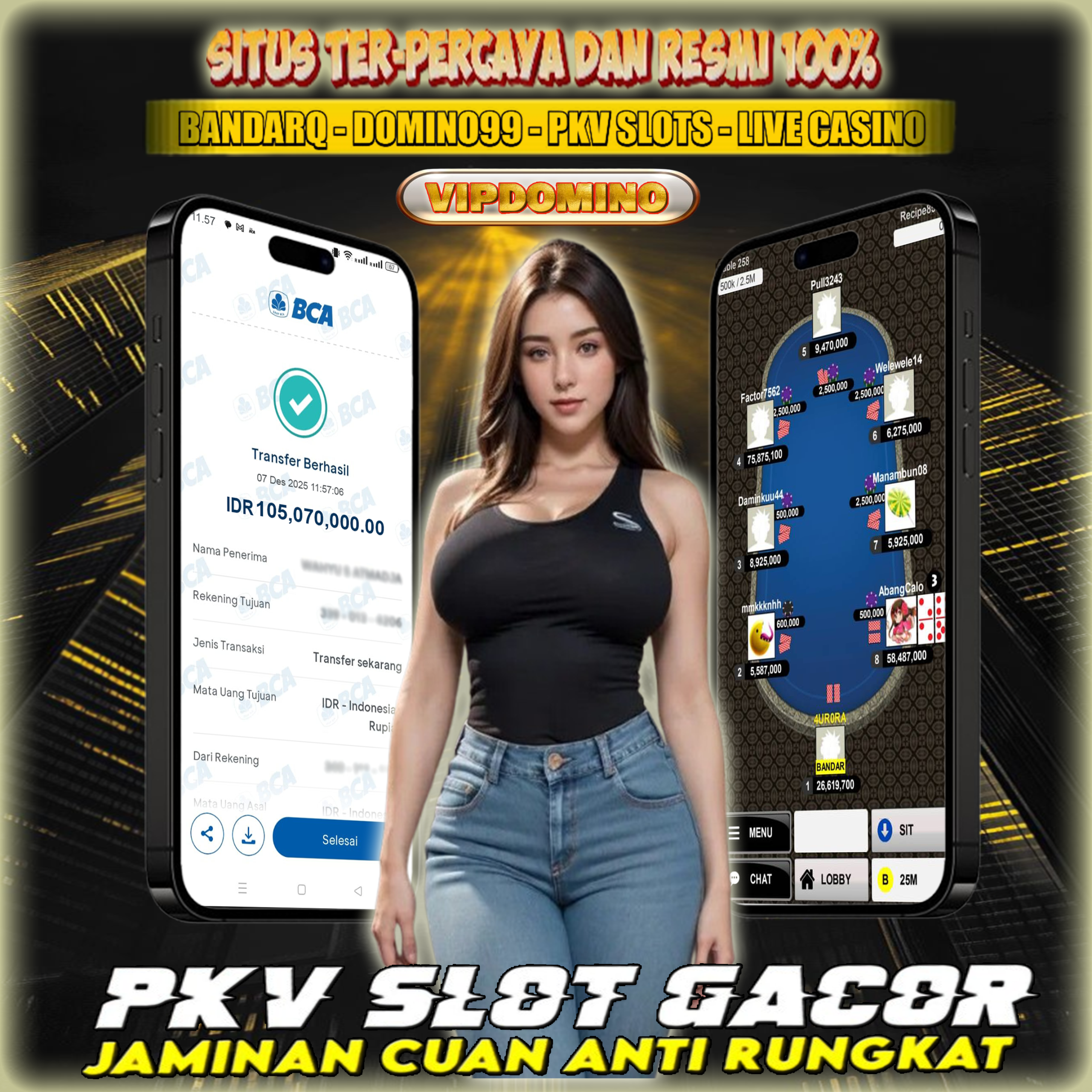 Menang Besar Kemenangan 105 Juta Bermain BandarQ Hari Ini