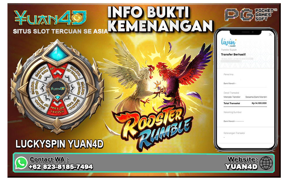 Kemenangan Brutal di Slot Rooster Rumble – Ayam Petarung Mengamuk, Cuan Meledak!