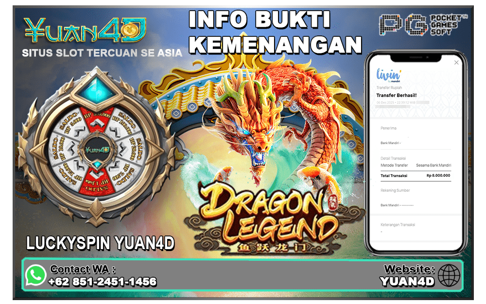 Kemenangan Besar di Slot Dragon Legend – Legendanya Pecah, Jackpot Mengalir Deras!