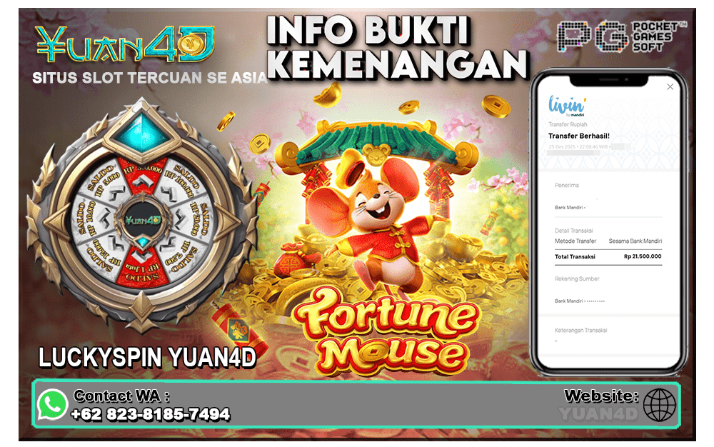 Kemenangan Fantastis Slot Fortune Mouse – Tikus Keberuntungan Bikin Saldo Meroket!