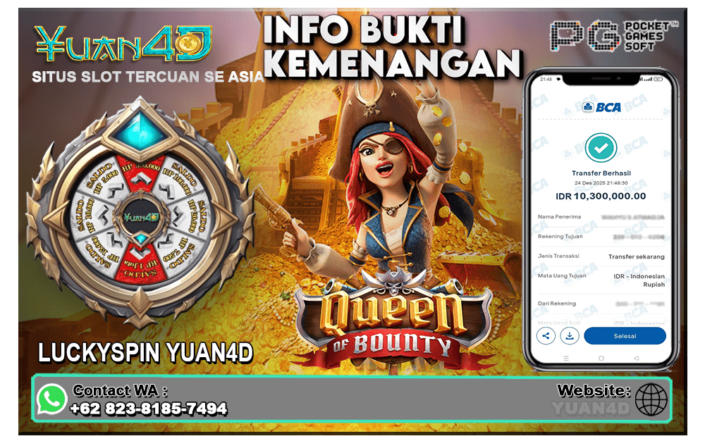 Kemenangan Fantastis Slot Queen of Bounty – Harta Karun Laut Lepas Bikin Saldo Meroket!