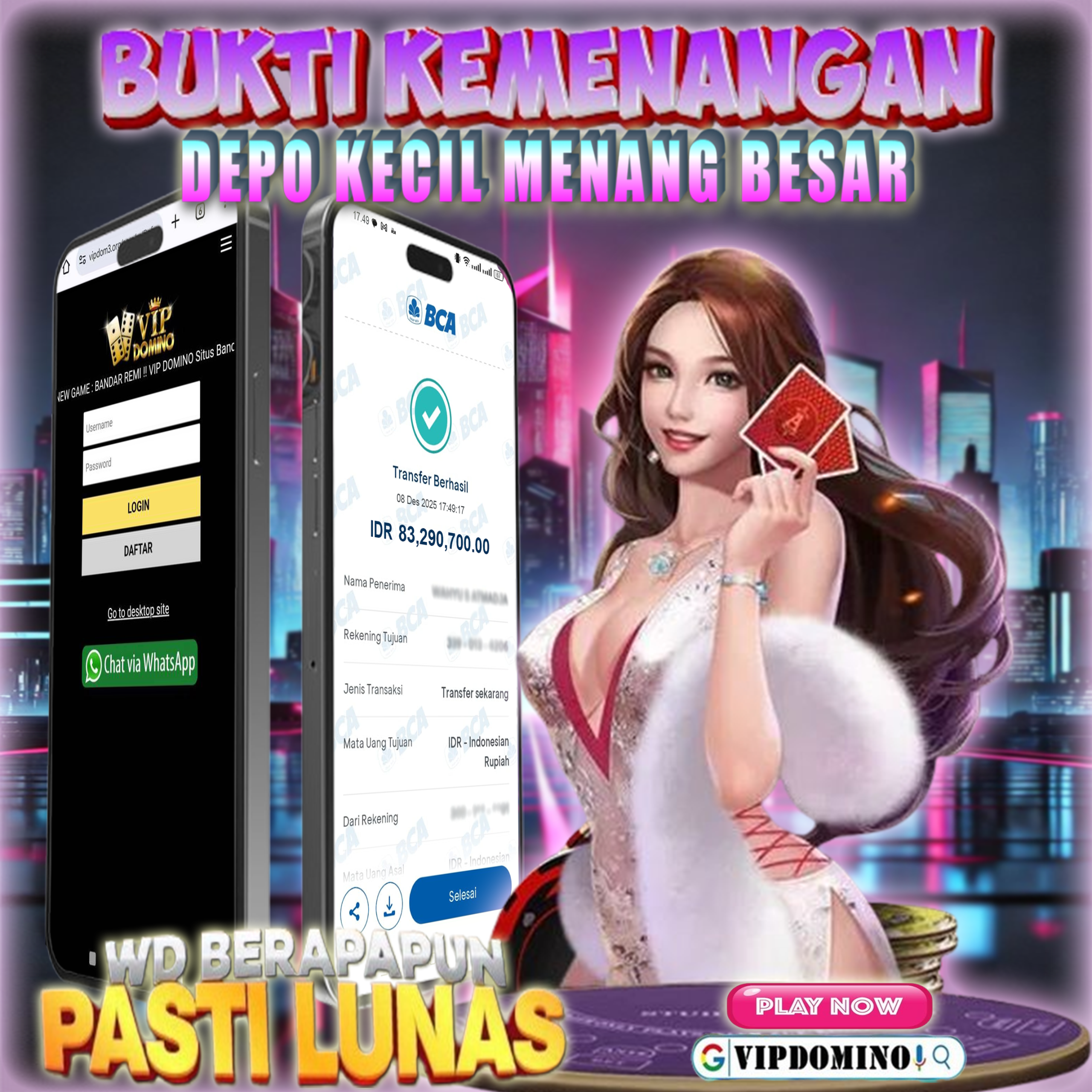 Kemenangan Bermain AduQ di VIP DOMINO Hari Ini Bukti Permainan Sedang Ramai & Menguntungkan