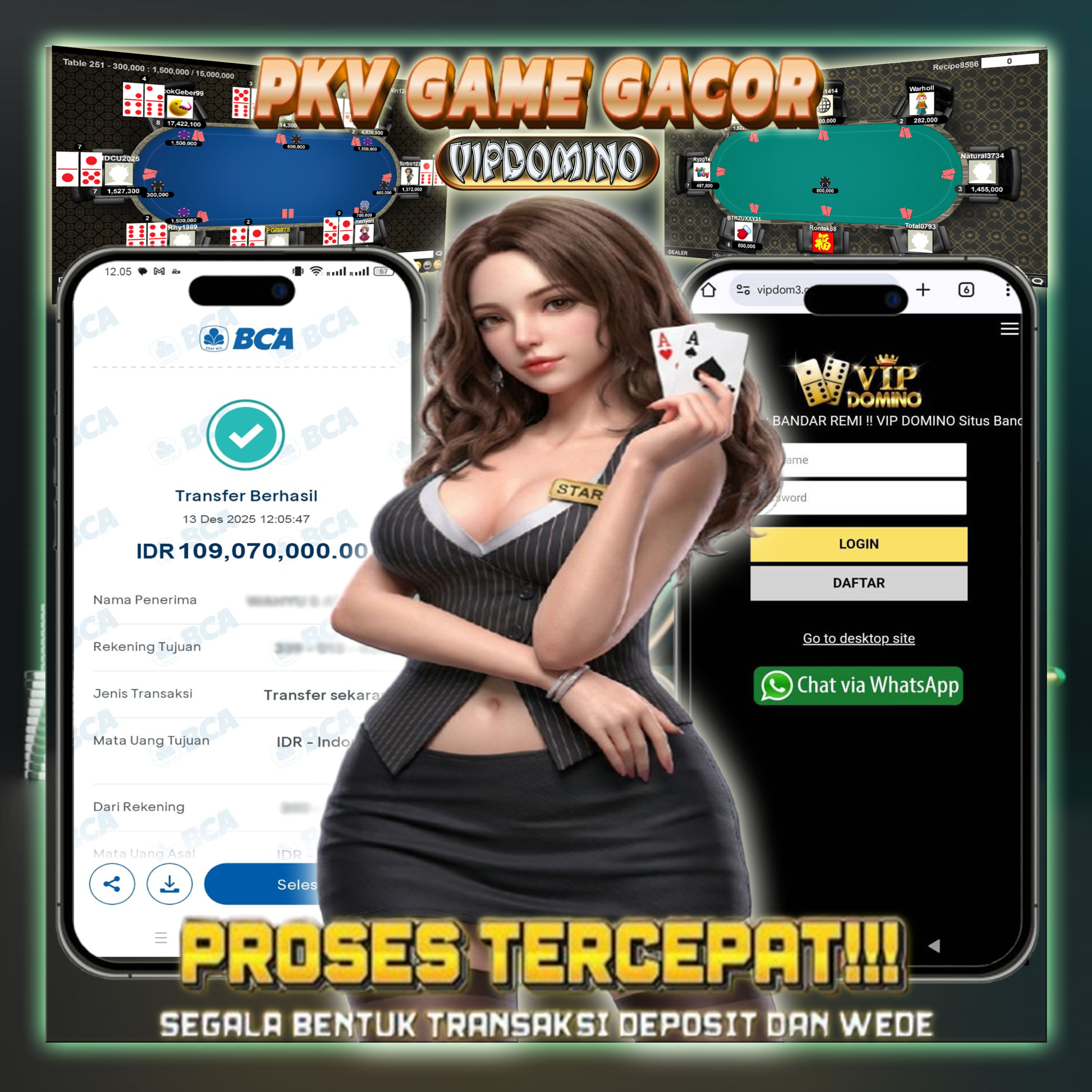 Sangat Keren! Bermain di VIPDOMINO Berhasil Raih Kemenangan Fantastis 109.070.000 Hari Ini