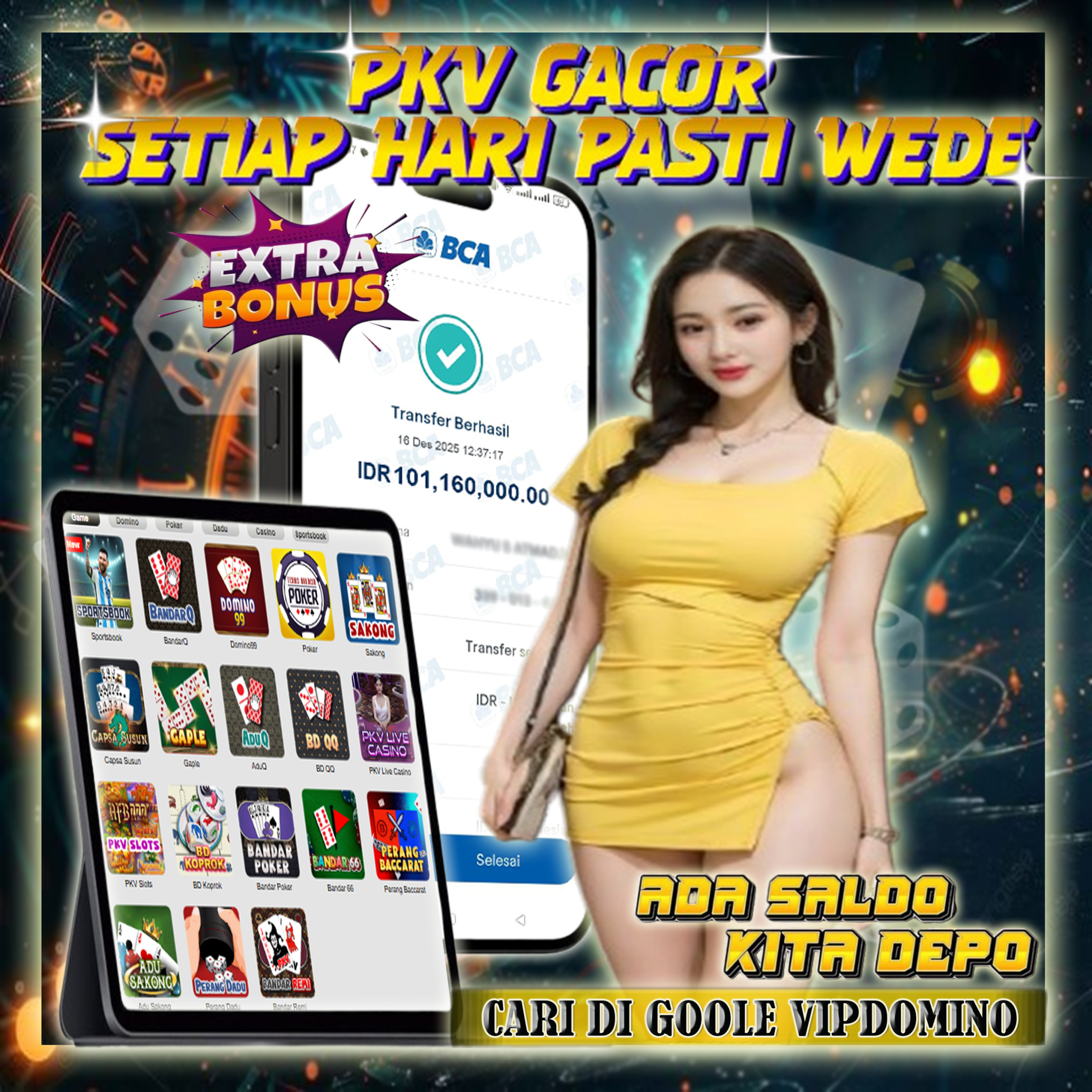 Sangat Keren! Bermain di VIPDOMINO Sukses Meraup Kemenangan Fantastis Hingga 101 Juta