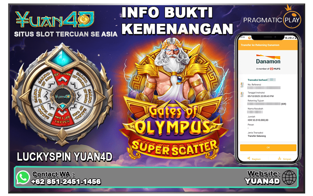 Artikel Kemenangan Besar di Slot Gates of Olympus – Super Scatter Pecah, Maxwin Menghantam!