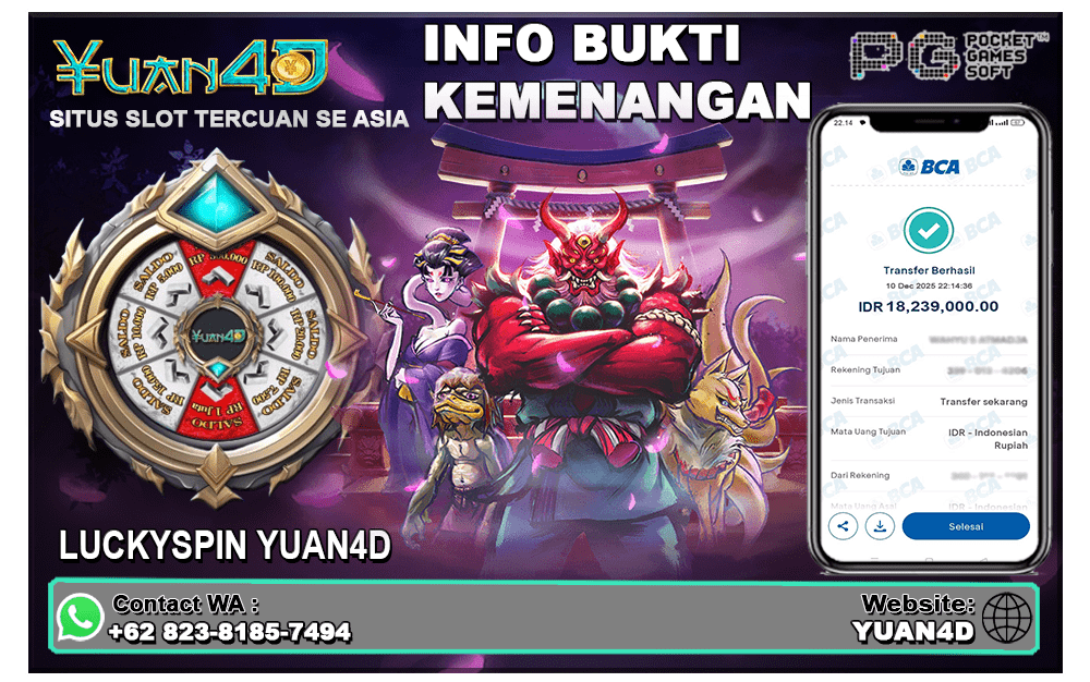 Kemenangan Fantastis Bermain Slot Spirited Wonders di YUAN4D