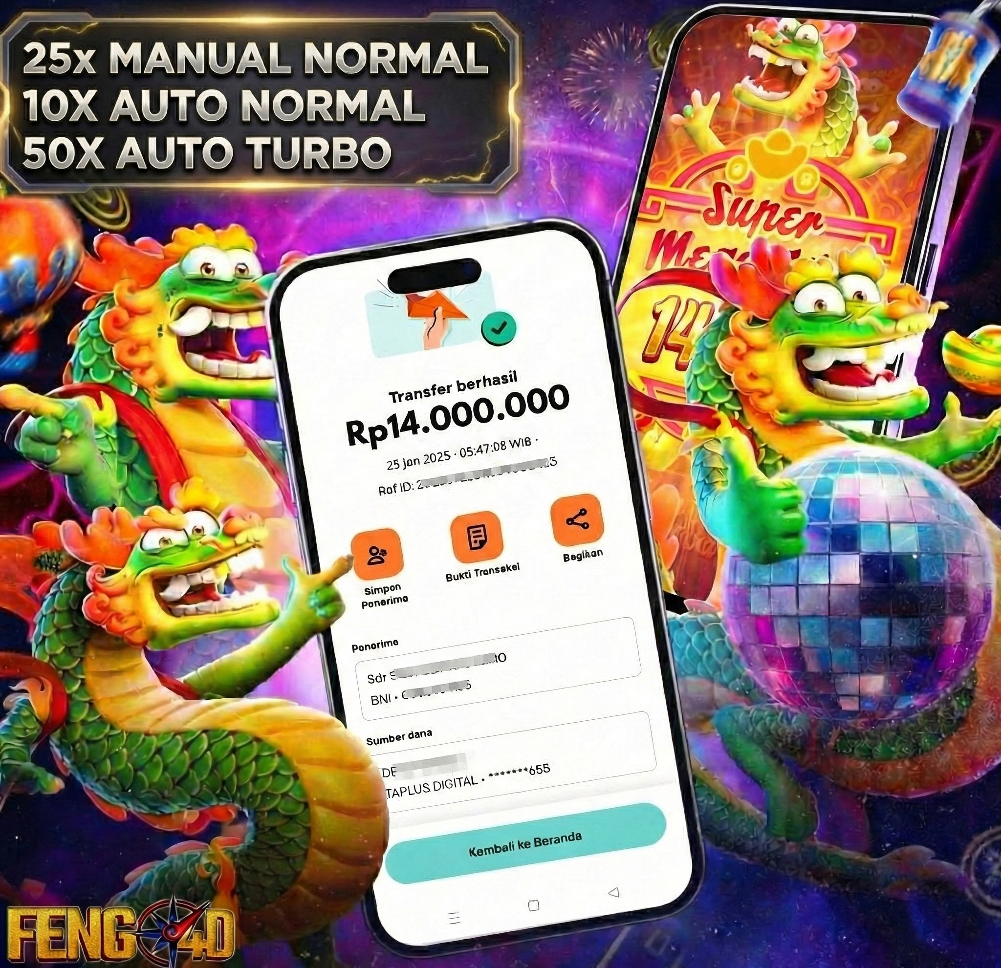 Pola Gacor Dragon Fortune: Rahasia WD Rp14 Juta di FENG4D Hari Ini!
