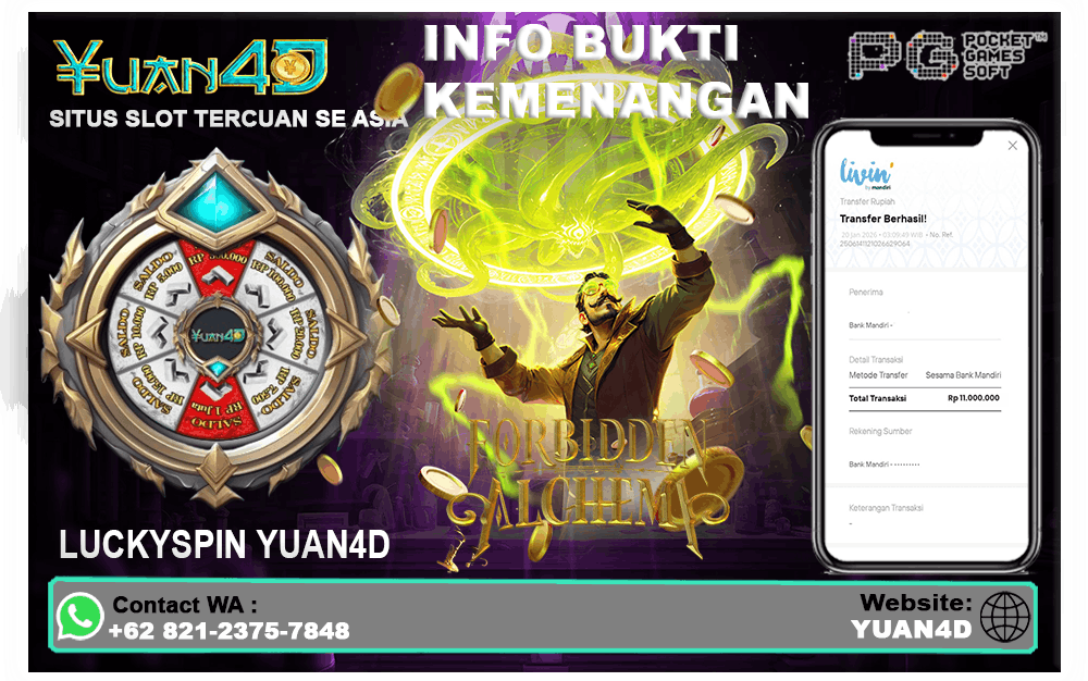 Kemenangan Slot Forbidden Alchemy, Ramuan Rahasia Berubah Jadi Cuan Besar